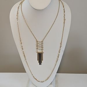 2 Layer Strand Necklace